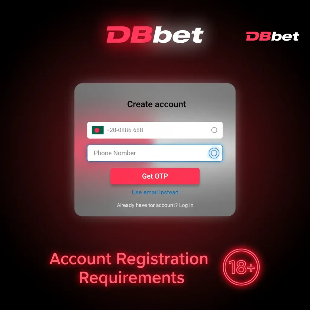 Account registration: 18+ in Bangladesh; one per user/device/IP/address; real data; verified contact; accept terms & limits.