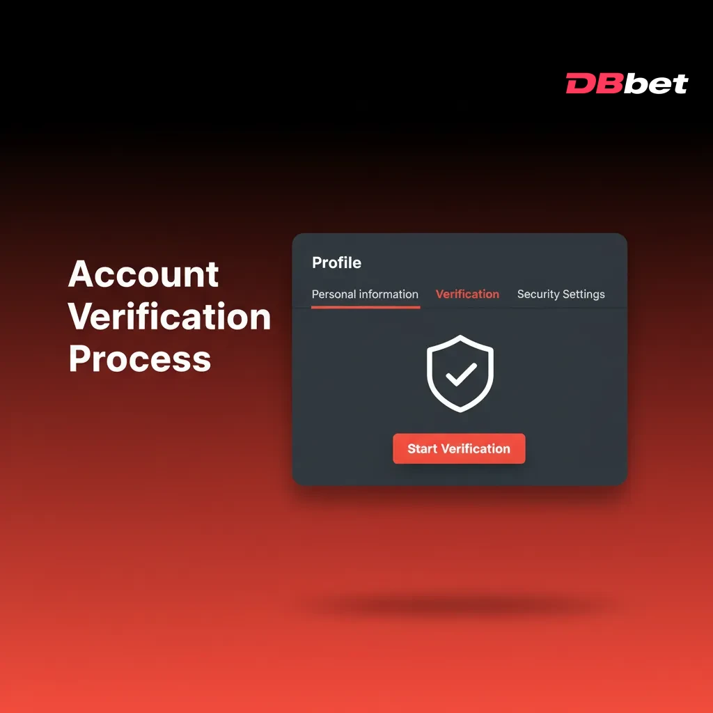 Infographic of account verification steps: profile info, upload ID and address proof, confirm payment, selfie, status updates