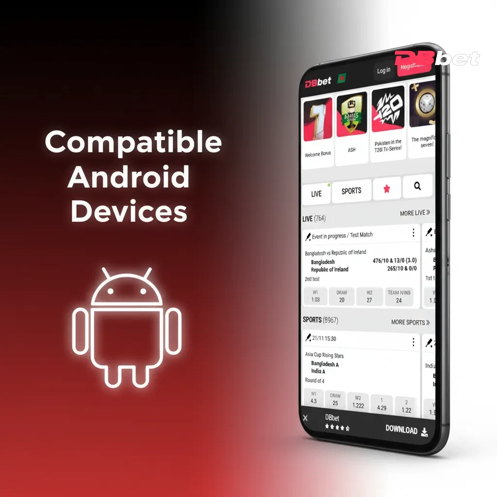 Compatible Android devices in Bangladesh: Xiaomi Redmi Note 12, Samsung Galaxy A13, Realme C55, and similar models.