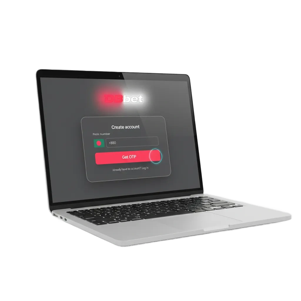 DBBet Bangladesh registration: quick sign-up via phone, email, social or one-click; sports betting, casino, live odds